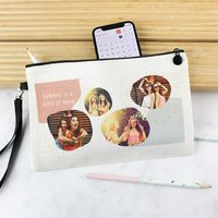 Federmäppchen personalisiert mit Foto (Leinen) Federmäppchen personalisiert mit Foto (Leinen)