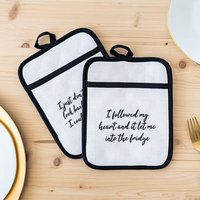 Personalisierte Topflappen mit Foto - 2 Stk. Personalisierte Topflappen mit Foto - 2 Stk.