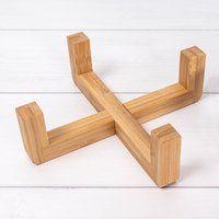 Napfständer aus Holz Napfständer aus Holz