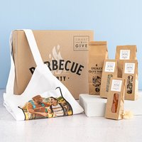 BBQ Geschenkset (schwarze Grillschürze personalisiert) BBQ Geschenkset (schwarze Grillschürze personalisiert)
