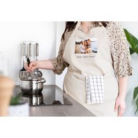 Farbige Schürze beige natur - fair trade Baumwolle Farbige Schürze beige natur - fair trade Baumwolle