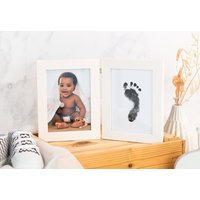Baby Abdruckset mit Foto im Bilderrahmen Baby Abdruckset mit Foto im Bilderrahmen