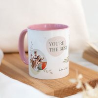 Farbige Tasse Rosa zum Muttertag Farbige Tasse Rosa zum Muttertag