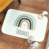 Rechteckige Bodenmatte mit Foto personalisiert Rechteckige Bodenmatte mit Foto personalisiert