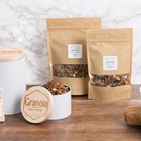 Guten-Morgen-Geschenkset - Smart2Give Vorratsdosen mit Knuspermüesli & Kokosflocken zum Muttertag Guten-Morgen-Geschenkset - Smart2Give Vorratsdosen mit Knuspermüesli & Kokosflocken zum Muttertag