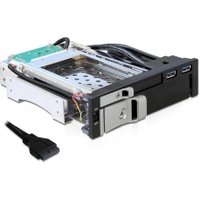 DELOCK Wechselrahmen 5,25 für 2,5/3,5 SAS/SATA HDD DELOCK Wechselrahmen 5,25 für 2,5/3,5 SAS/SATA HDD