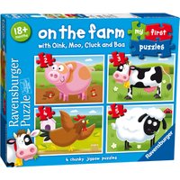 Click to view product details and reviews for Ravensburger On The Farm My First Puzzle. Click to view product details and reviews for Ravensburger On The Farm My First Puzzle.