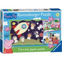 Ravensburger Peppa Pig 3 in Box Puzzles -  5.00 Ravensburger Peppa Pig 3 in Box Puzzles