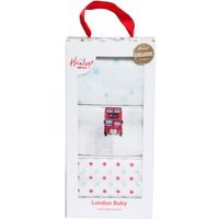 Click to view product details and reviews for Hamleys London Baby Muslin Three Pack. Click to view product details and reviews for Hamleys London Baby Muslin Three Pack.