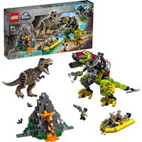 LEGO Jurassic World T. rex vs Dino-Mech Battle