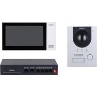 Dahua KTP01L-F-S2 2 MP IP Video Gegensprechanlage Set mit 7" TFT Touchscreen Unterputzmontage