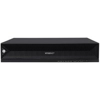 Hanwha Vision Netzwerkvideorecorder NVR XRN-6410RB2 mit 64 IP Kanälen integrierter PoE Switch professioneller IP Recorder