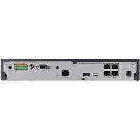 Hanwha Vision Netzwerkvideorecorder NVR XRN-420S-2TB-S mit IP Kanälen professioneller IP Recorder