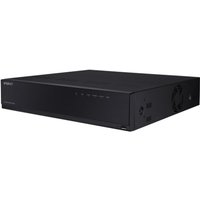 Hanwha Vision Netzwerkvideorecorder NVR WRN-1610S-16CH-6TB-HDV2 mit 16 IP Kanälen integrierter PoE Switch professioneller IP Recorder
