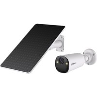 Dahua KIT-EUR-IPC-BF4CP-4G-0210B-XL-PEARL-M0508 (2.1mm) 4G IP Bullet Kamera 4MP IR 15 m mit Solarpanel inkl. Akku 6,5 Ah weiß