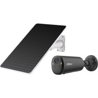 Dahua KIT-EUR-IPC-BF4CP-0210B-XL-ASH-M0508 (2.1mm) IP WLAN Bullet Kamera 4MP mit Solarpanelinkl. Akku 6,5 Ah schwarz