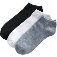 10 Pairs Of Black, White And Gray Boat Socks Wholesale Socks Socks Cheap Socks