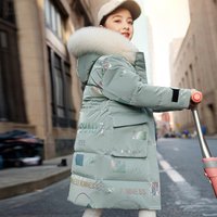 Style Cotton Padded Jacket Winter Hooded Jacket Internet Celebrity Big Winter Cotton Padded Jacket Mid Length