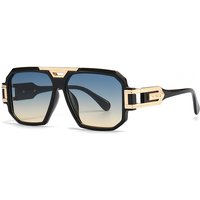 Modern Retro Large Frame Sunglasses Full Rim Square Glasses INS Street Style Fashion Accessories