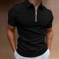 2023 Sleeved Solid Waffle Casual Lapel Short