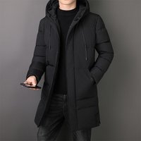 Long Plus Warm Winter Coat Thick Middle Aged Style Medium Long Cotton Jacket