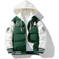 Clothing Cotton Padded Jacket Winter Thick Coat Cotton Jacket Hood Two Piece Trendy Casual Cotton
