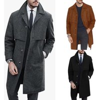 Clothing Version Woolen Coat Long Coat Hot Order Large Single Breasted
