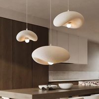 Cloud shaped Pendant Lamp Japanese style Dining Room Loft French Cream‑toned Personality Bar Counter Living Room Wabi‑sabi Style Guesthouse