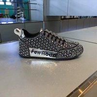 Trendy Casual Shoes High Temperature Hot Stamping Rhinestones Closed Sole Design Height Increasing Lightweight 2025 Style