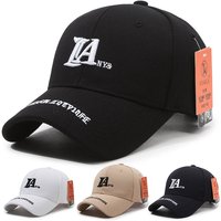 NY&LA Embroidered Baseball Cap Sports Protection Sun Hat Breathable Versatile Casual Duckbill Cap