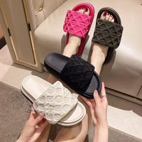 European American Style Printed Platform Sandals Velcro Summer Wear Popular Online Style Shoes