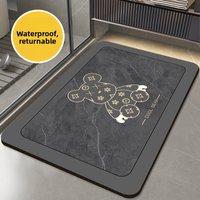 Soft Diatomaceous Earth Absorbent Floor Mat Non Slip Mat Bathrooms Toilets Entrances Home Textile