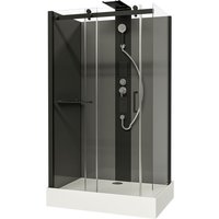 Komplettdusche ?Korsika?, 220x80x120 cm, schwarz Komplettdusche ?Korsika?, 220x80x120 cm, schwarz