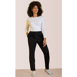 Pull On Suedette Trousers - Black - 12