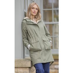 Waterproof Teddy Lined Parka - Khaki - S