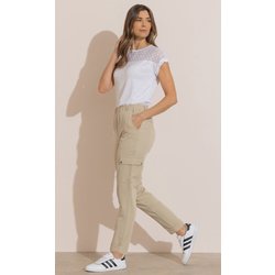 Cargo Trousers - Beige - 14