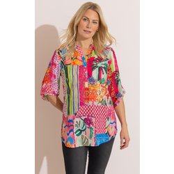 Anna Rose Printed Blouse - Multi - 16