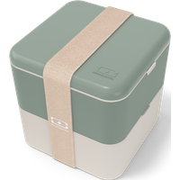 Die quadratische Bento-Box Made in france - monbento MB Square grün Natural
