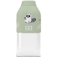 Die Flasche to-go - monbento MB Positive S grün Raccoon