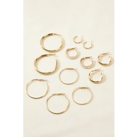Cupshe 29% Rabatt auf goldene CreolenOhrringe im Set sichern