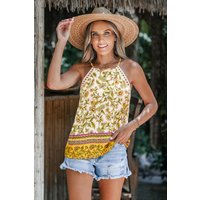 Cupshe Enjoy a 13% Discount on the Golden Bloom Floral Blouse