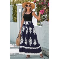 Prismatic Ornate Maxi Dress
