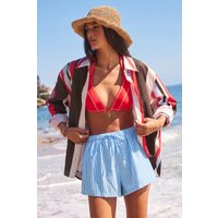 Cupshe CA Deal Enjoy 10% Off Pacific Beach Club Striped Shorts