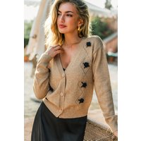 Cardigan neutro Rose to Occasion