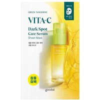 Goodal - Green Tangerine Vita C Dark Spot Care Serum Sheet Mask 30 g - Anti Blemish Face Mask For Special Condition Skin