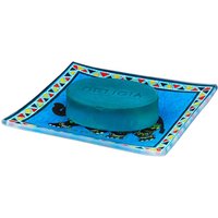 Ortigia - Sandalo Glass Plate and Soap Multipack - Cleansing Hands Kit