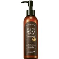 Skinfood - Black Sugar Perfect Cleansing Oil 200 ml - Cleansing Face Oil For Oily Skin