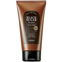 Skinfood - Black Sugar Perfect Scrub Foam 150 ml - Exfoliating Face Foam For All Skin Types