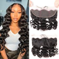 Alipearl Loose Wave 13*4 Lace Frontal Peruvian Human Hair