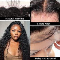 Alipearl Water Wave13*4 13*6 Lace Frontal Hair Brazilian Virgin Hair Natural Wave